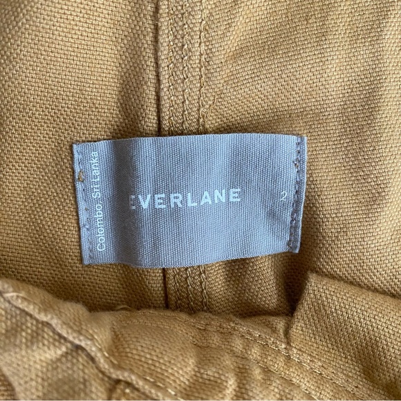 Everlane The Canvas Overalls in Mustard - Picture 6 of 7